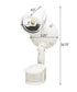 LED Outdoor Security Light 180 Degree Motion Sensor Activated, White Finish 11"H