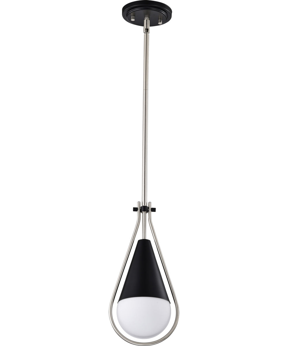 Admiral 1-Light Pendant Matte Black