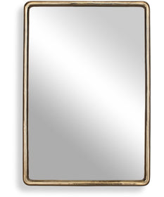 Burton Indoor-Outdoor Brass Mirror