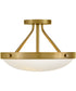 Gus 3-Light Medium Semi-Flush Mount in Gold