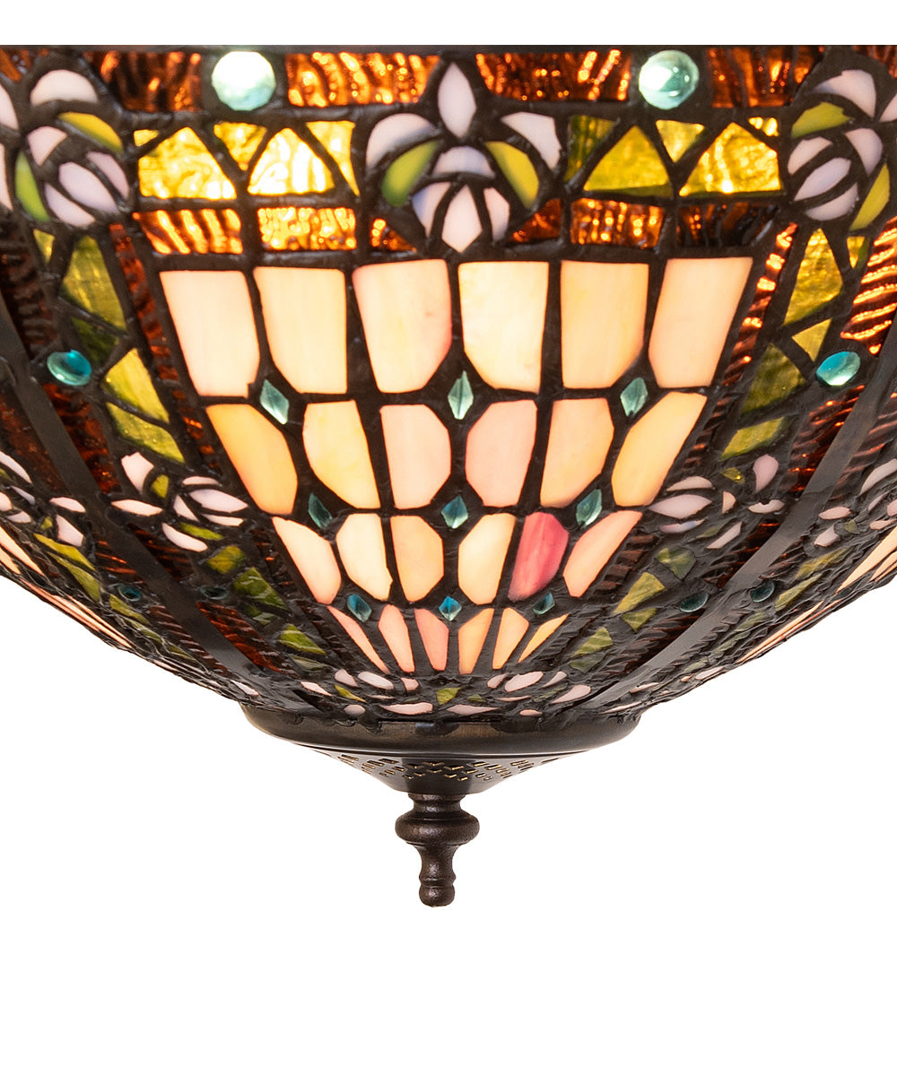 16" Wide Fleur-de-lis Flushmount