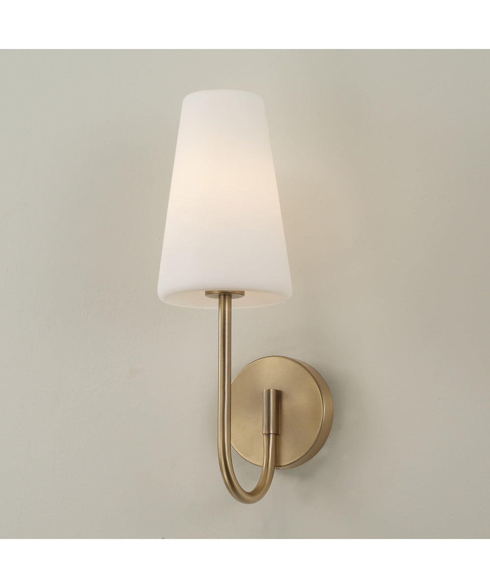 Averitt 1-Light Sconce Aged Brass