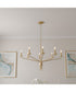 Alexander 8-light Chandelier Brushed Gold