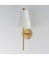Valette 1-Light Wall Sconce Natural Aged Brass