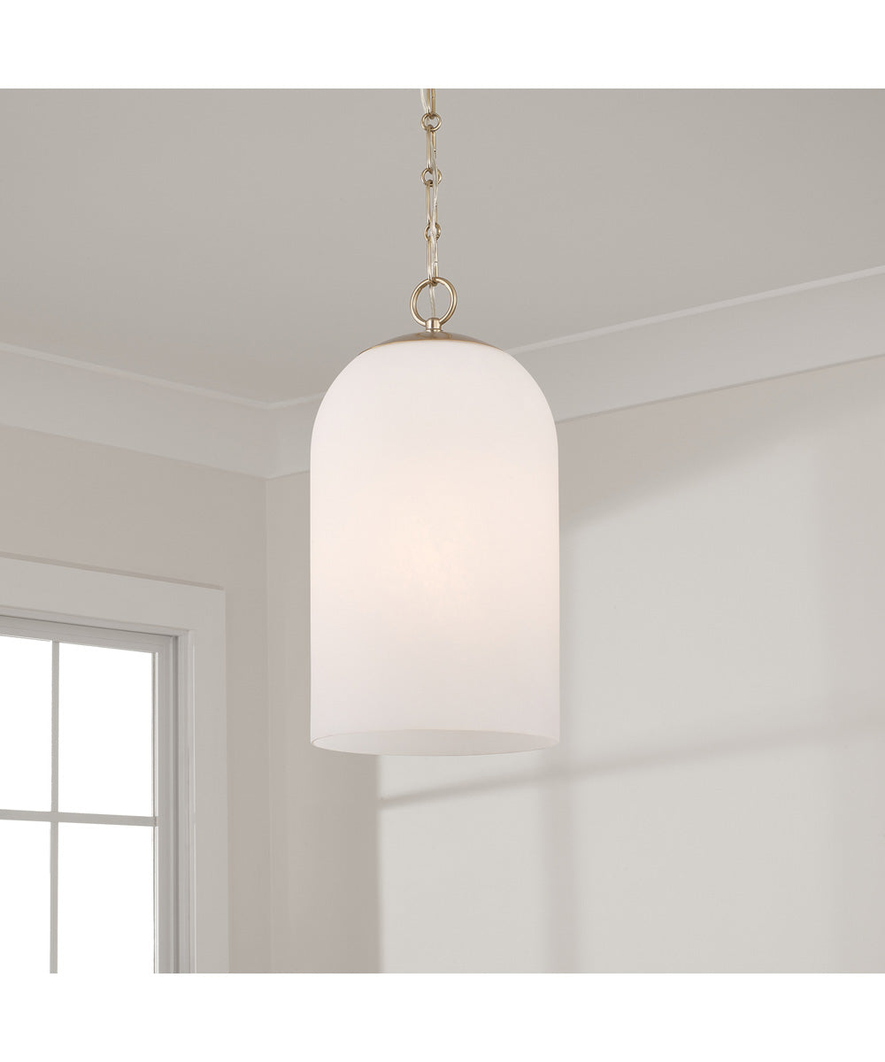 Cleo 1-Light Pendant Matte Brass