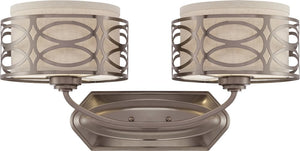 21"W Harlow 2-Light Vanity & Wall Hazel Bronze