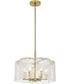 Maisie 6-light Pendant Brushed Gold