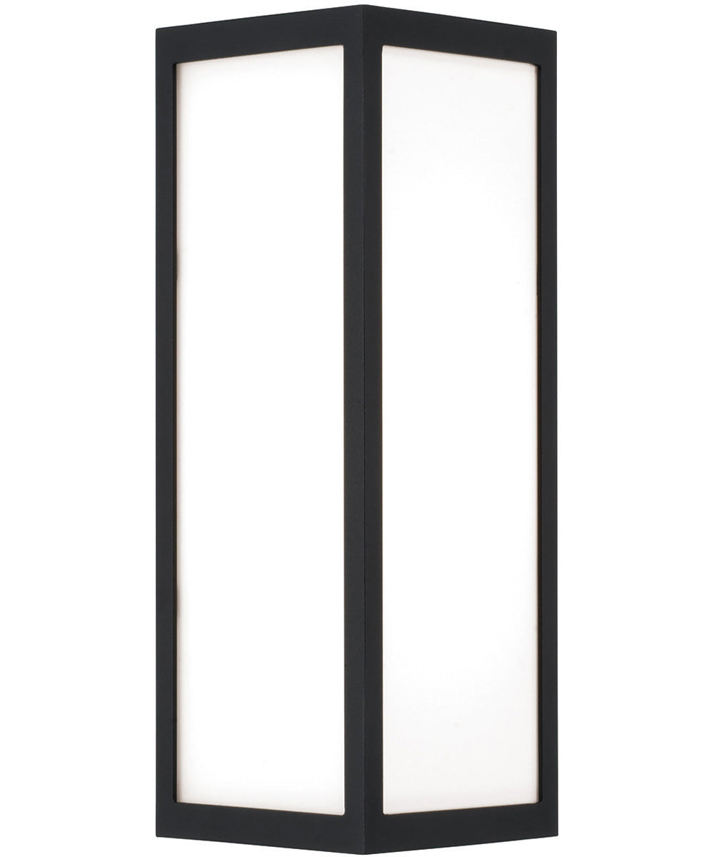 Irvin 1-Light Outdoor Wall-Lantern Black