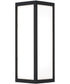 Irvin 1-Light Outdoor Wall-Lantern Black