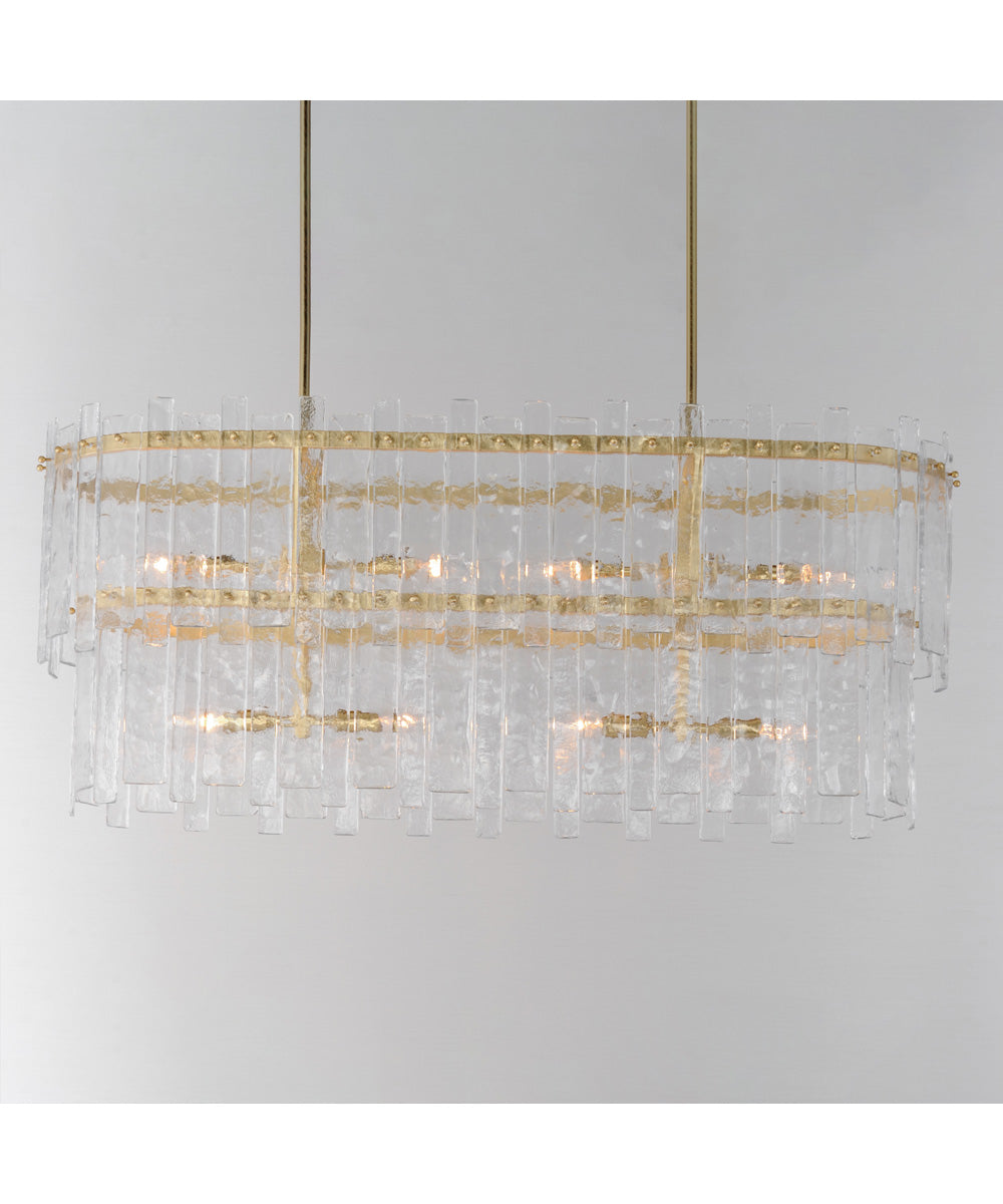 Warren 8-Light Linear Gold Leaf