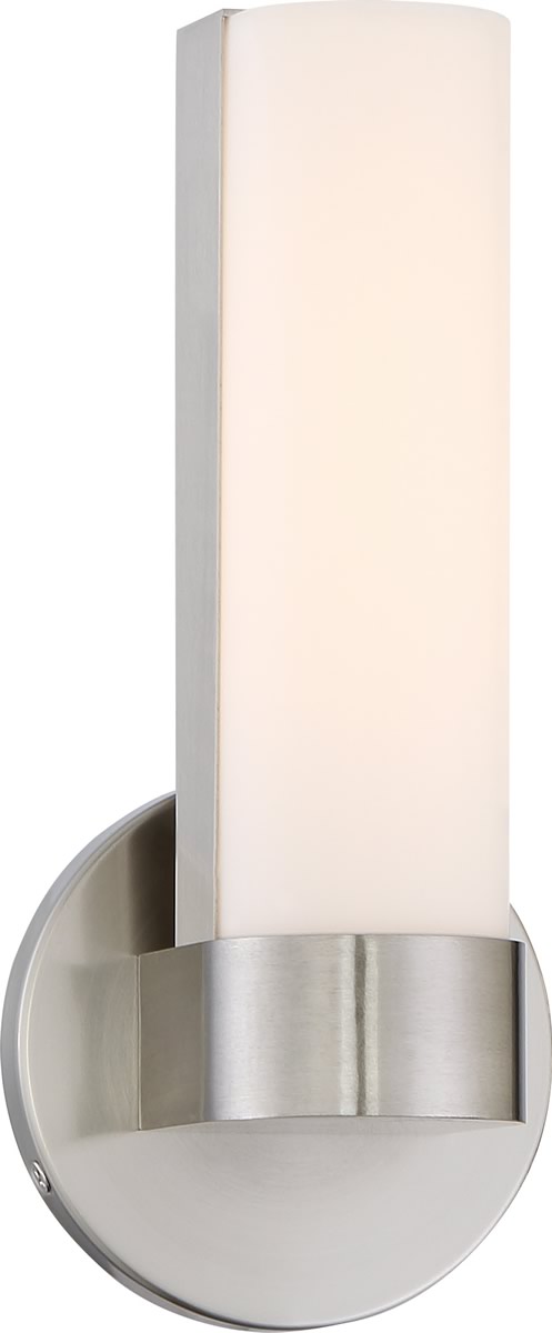 6"W Bond 1-Light LED Vanity & Wall Brushed Nickel