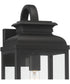 Milton 1 Light Wall Lantern Black