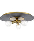 Trimble 3-Light 18" Flush Mount Brushed Bronze