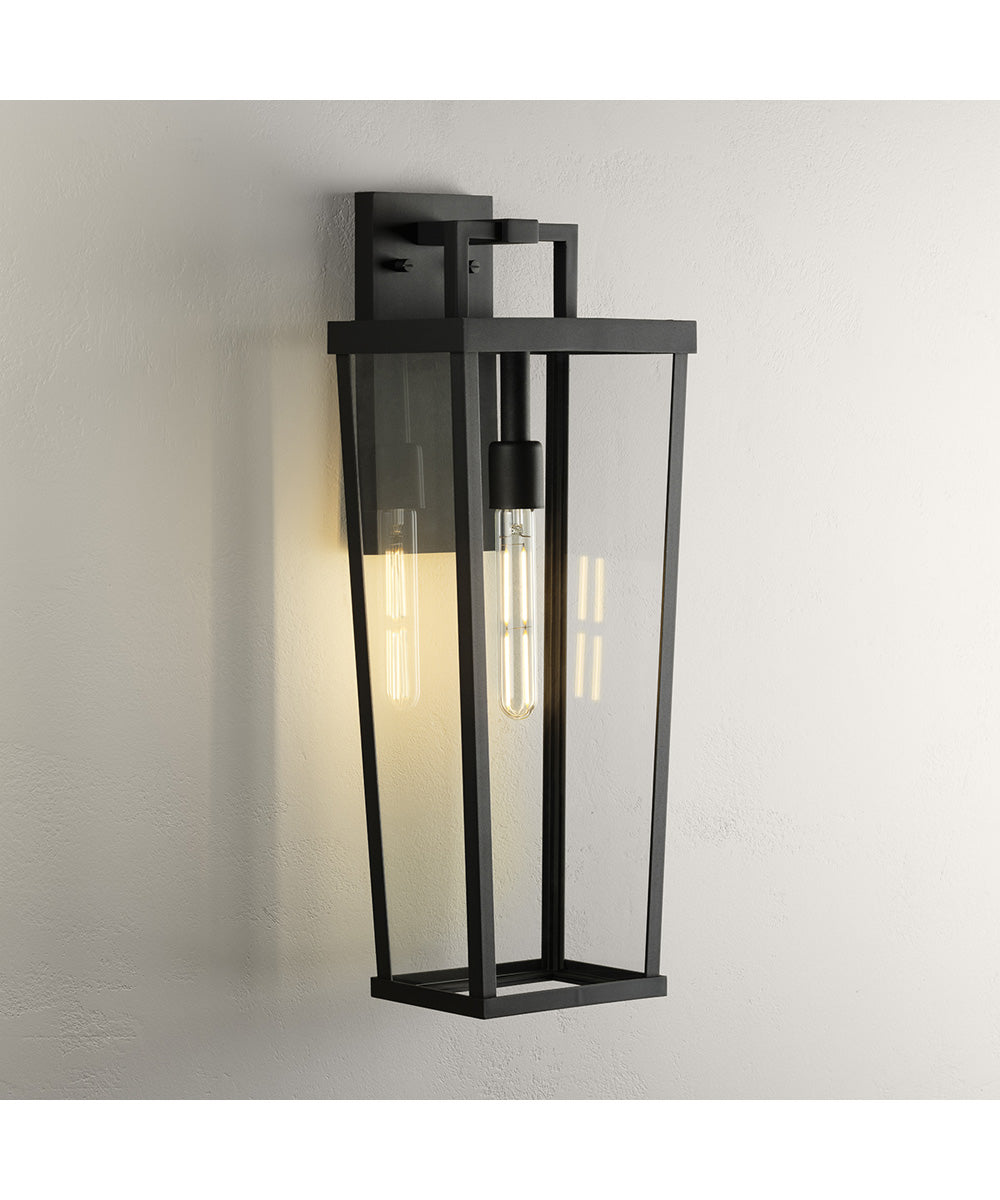 Tryon 1-Light Large Outdoor Wall Lantern Black
