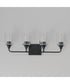 Hudson 4-Light Bath Vanity Black