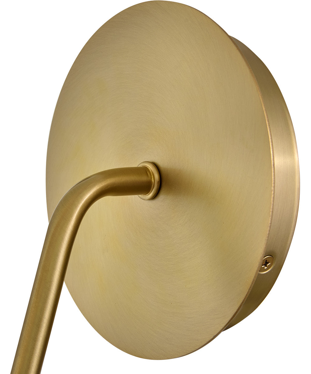 Bliss 1-Light Medium Single Light Sconce in Lacquered Brass