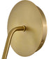 Bliss 1-Light Medium Single Light Sconce in Lacquered Brass