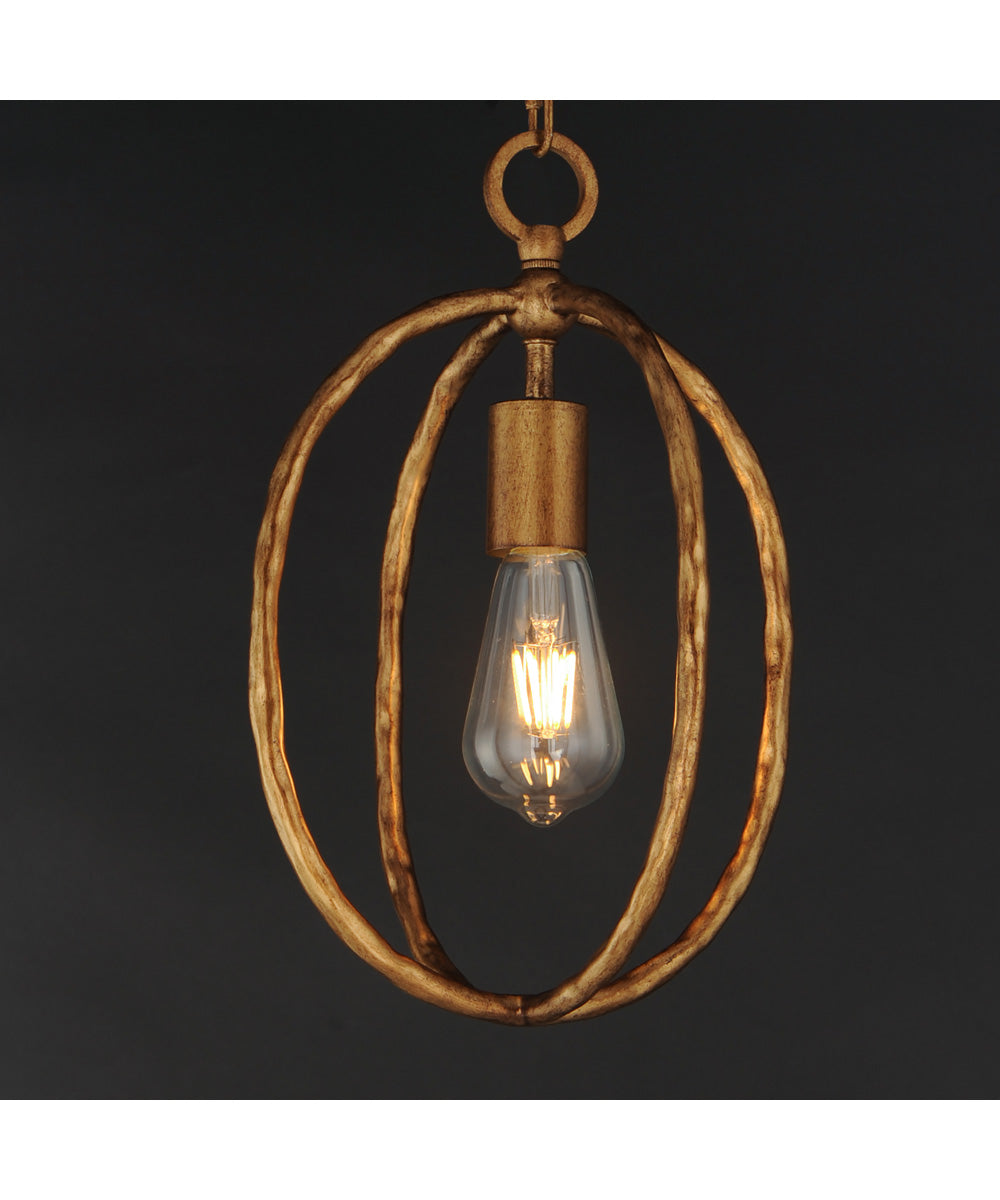 Martel 1-Light Mini Pendant Etruscan Gold