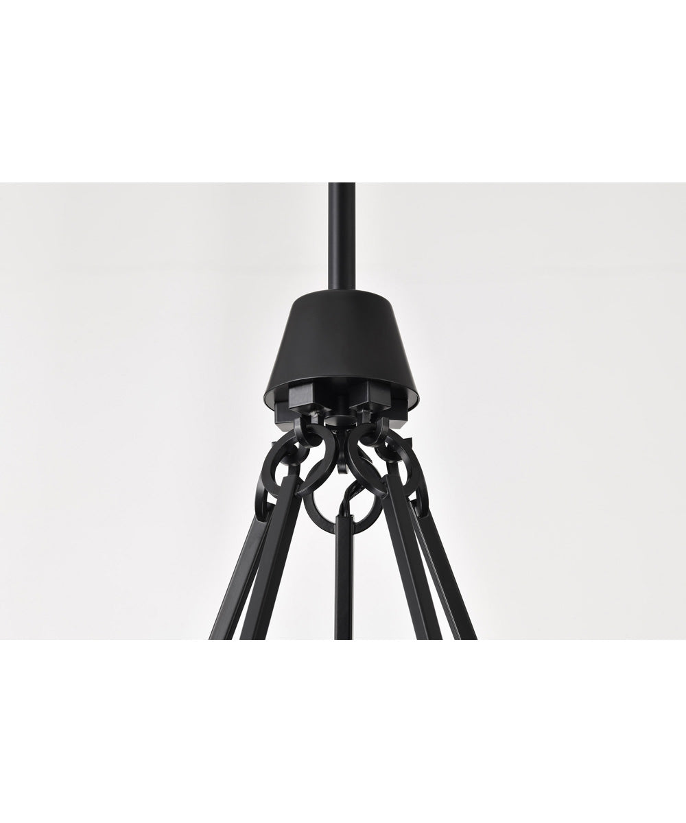 Valentine 5-Light Chandelier Black