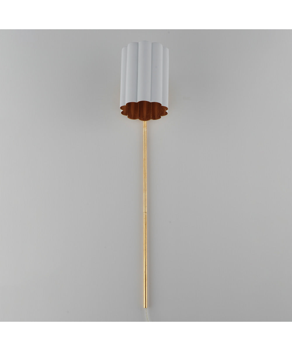 Primrose 1-Light Wall Sconce Gold Leaf