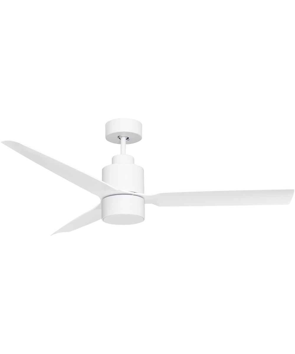 Falcon DC 52 inch Indoor/Outdoor Fan w LED Light Kit Matte White