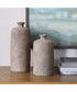 Terrene Clay Vases, Set of 2