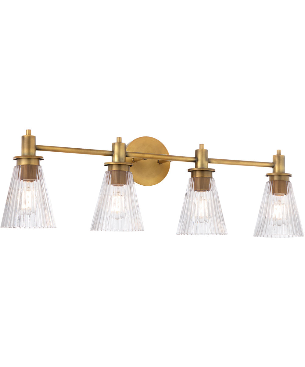 Lawton 4-light Bath Vanity Light Brushed Brass