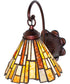 8" Wide DeLighta Jadestone Wall Sconce