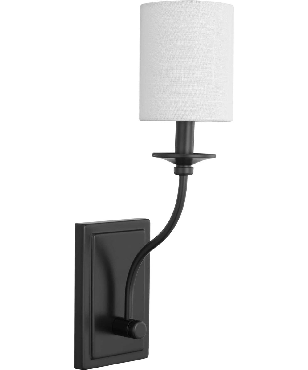 Bonita Black 1-Light Wall Sconce Matte Black
