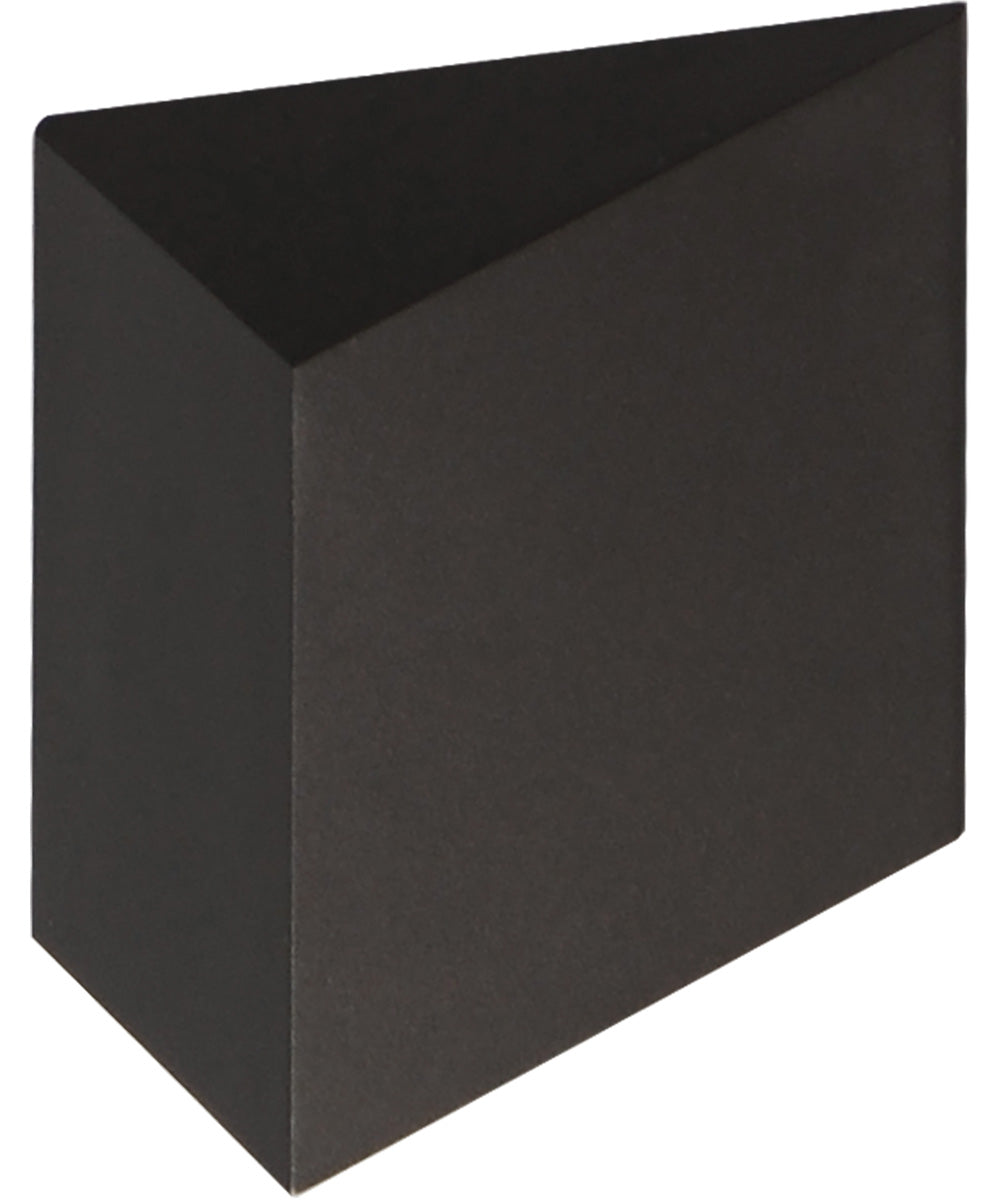 Fractal Small LED Outdoor Sconce Architectural Bronze