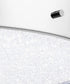 12"w Crystal Moon 1-Light LED Flush Mount Chrome Finish with Clear Cubic Zirconia Glass Shade