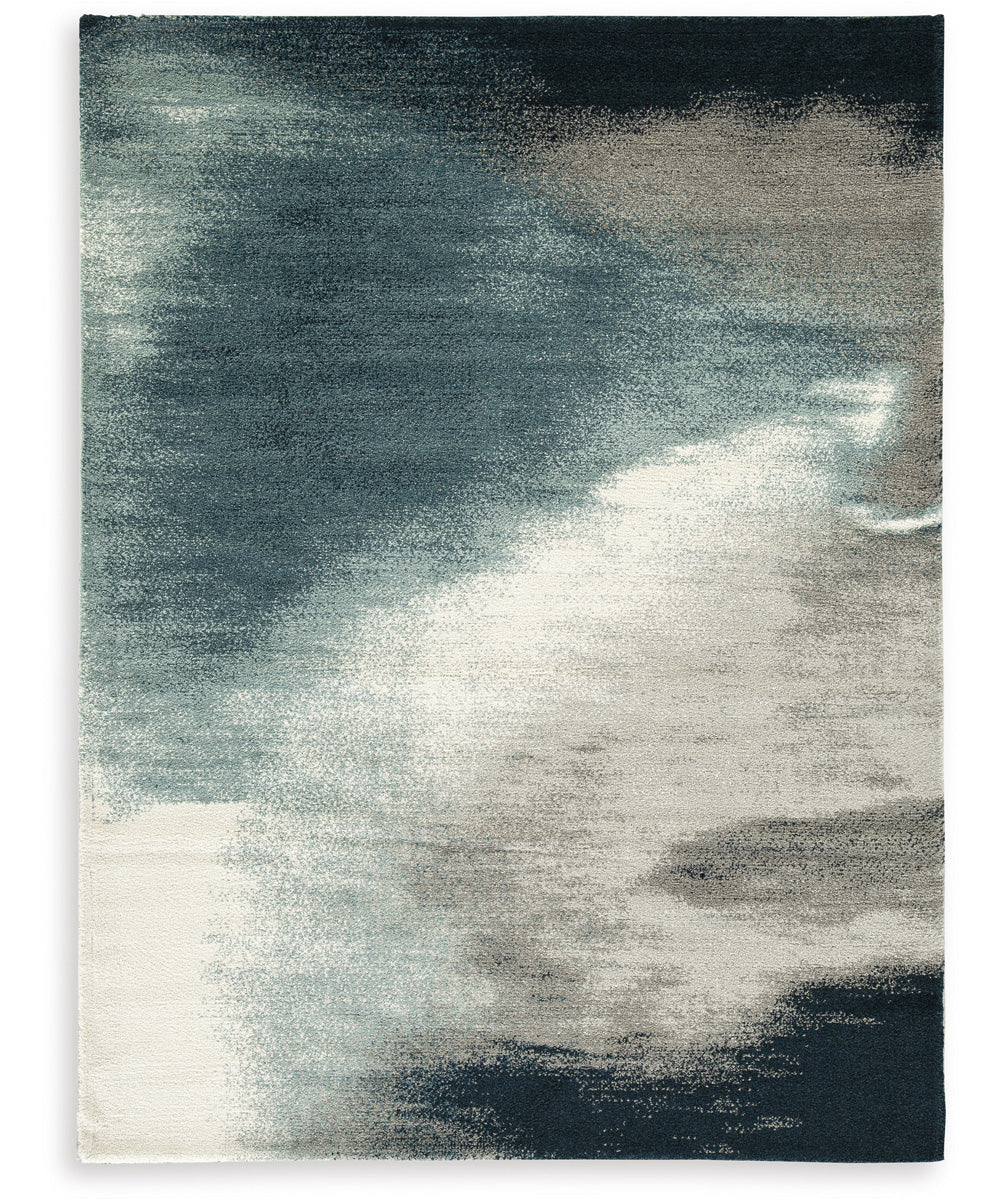 Brentward Medium Rug Blue/Gray/Ivory