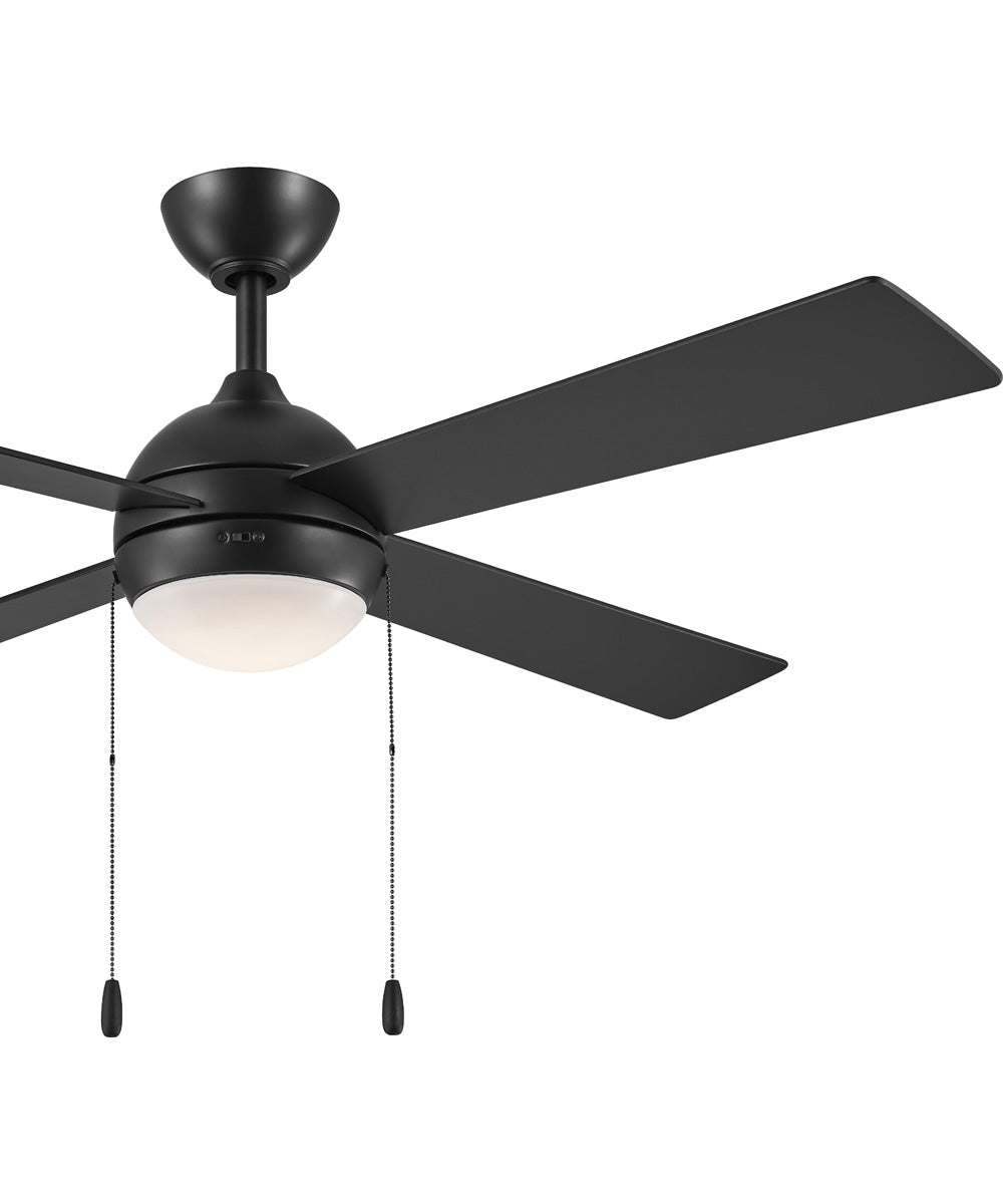 Tavo 52-in. 4-Blade LED Modern Ceiling Fan Matte Black