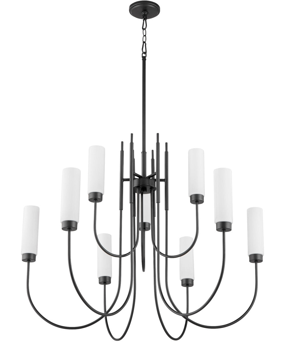 Jerome 9-light Chandelier Matte Black
