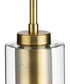 Cofield 1-Light Pendant Vintage Brass