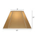 9x20x14 Tan Silk Shantung Cut Corner Square Hardback Lampshade