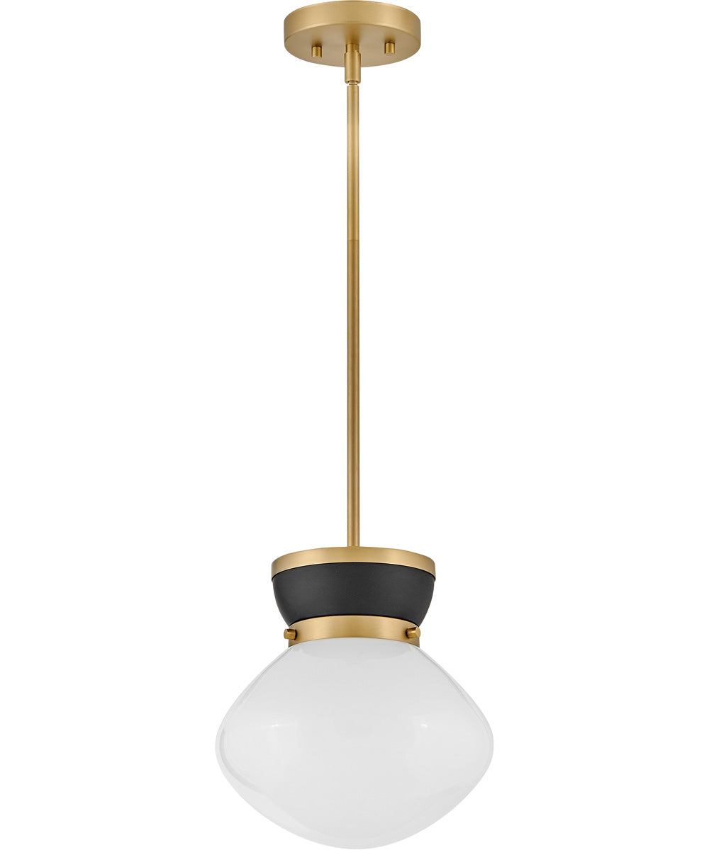 Lucy 1-Light Small Pendant in Black