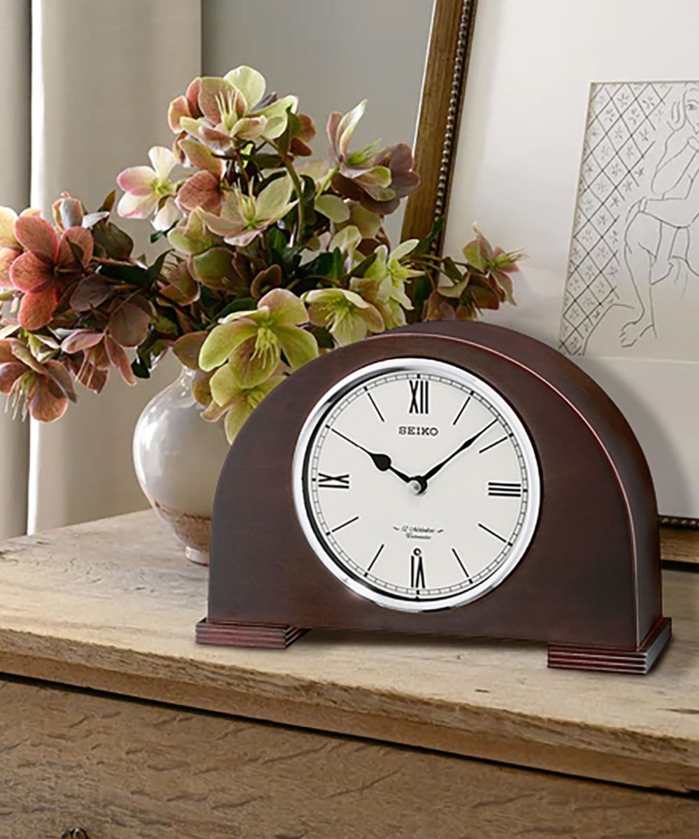 7"H Desk and Table with 12 Hi Fi Melodies and Chime Clock