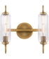 Whitmire 2-light Bath Vanity Light Brushed Brass