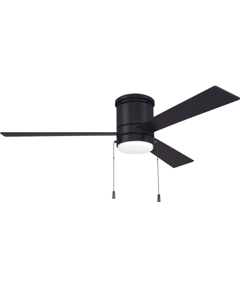 McCoy 1-Light Fan Flat Black