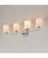 Durham 4-Light Bath Vanity Polished Chrome