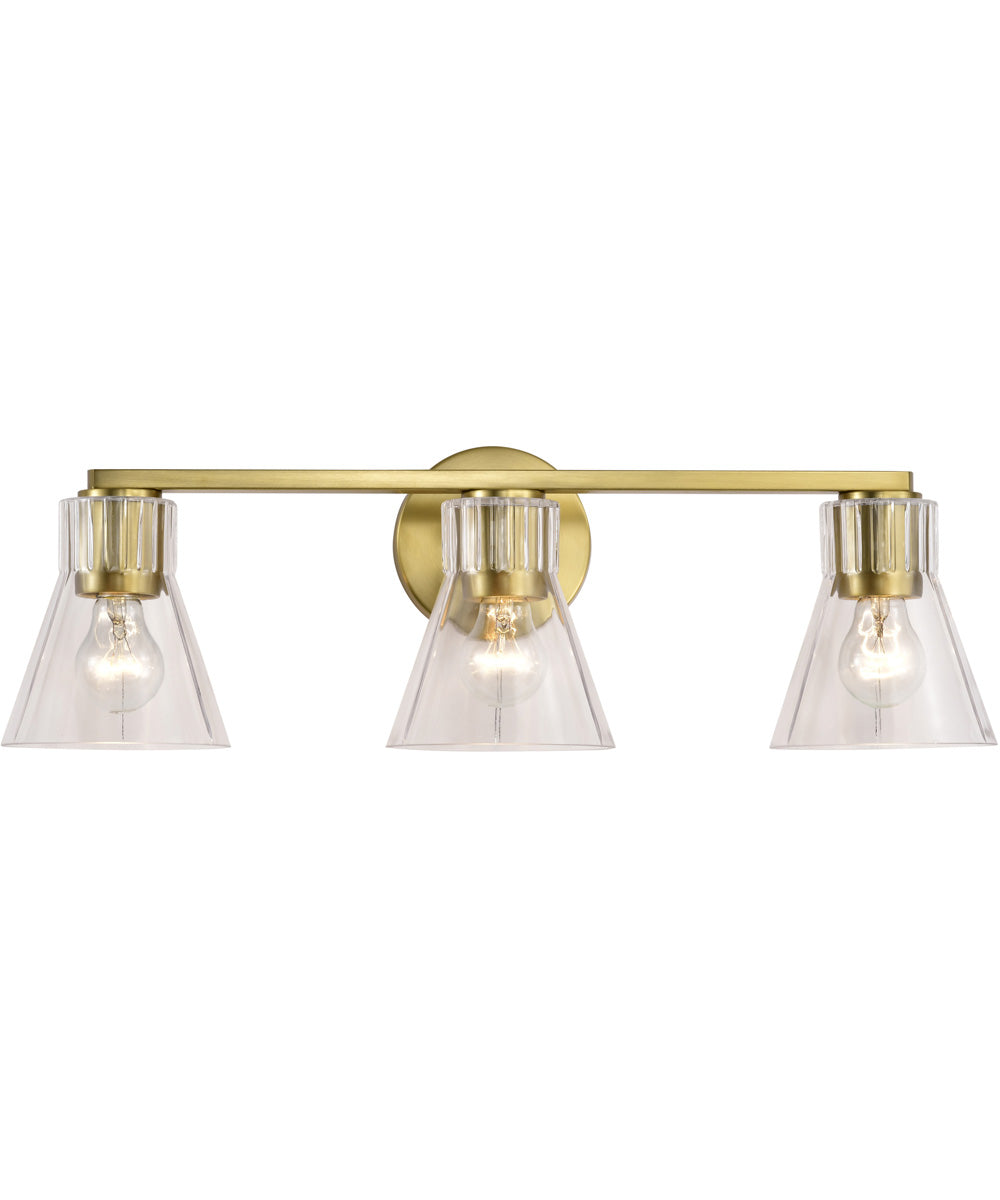 Gianna 3-Light Vanity & Wall Vintage Brass