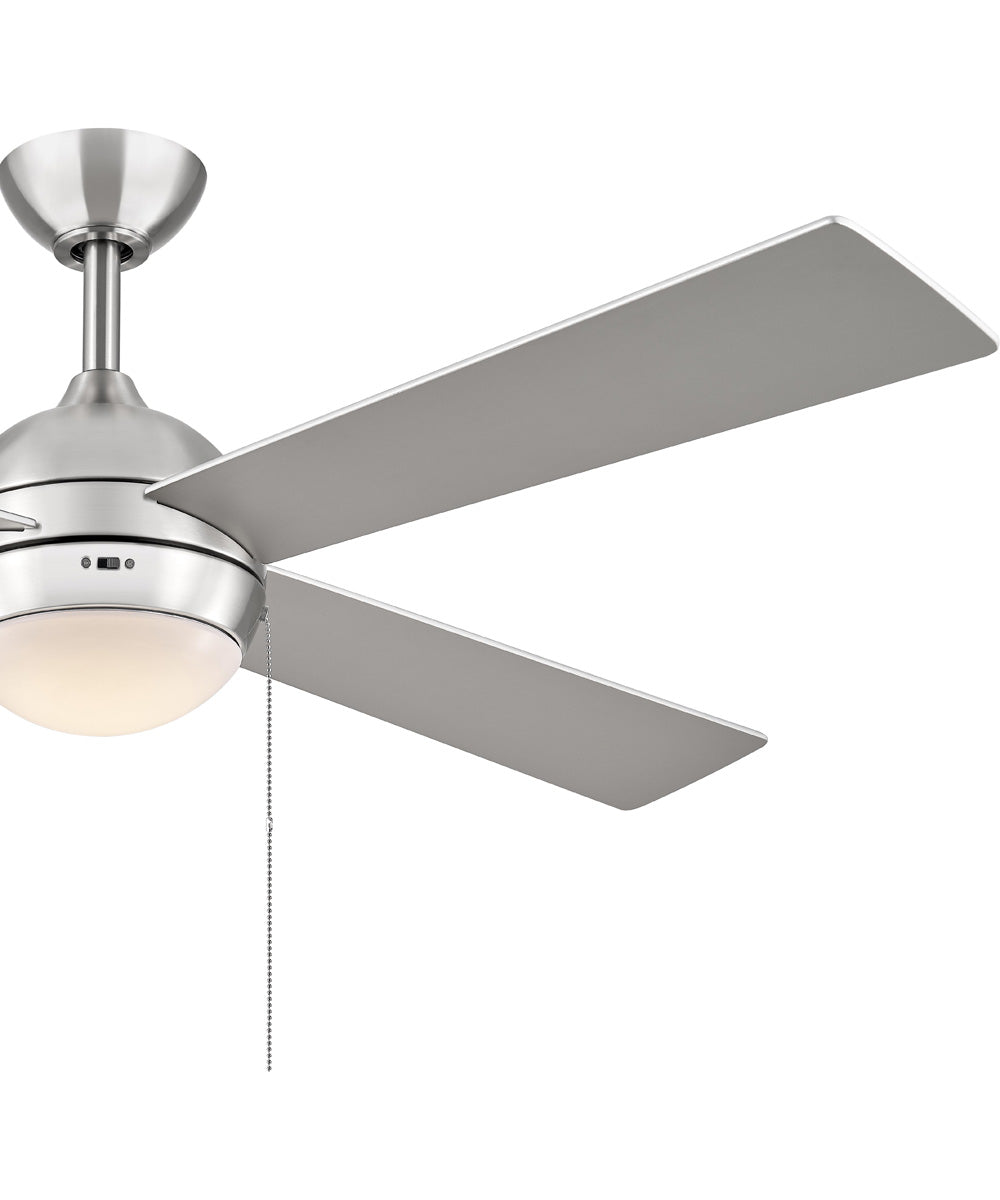 Tavo 52-in. 4-Blade LED Modern Ceiling Fan Brushed Nickel