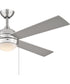 Tavo 52-in. 4-Blade LED Modern Ceiling Fan Brushed Nickel