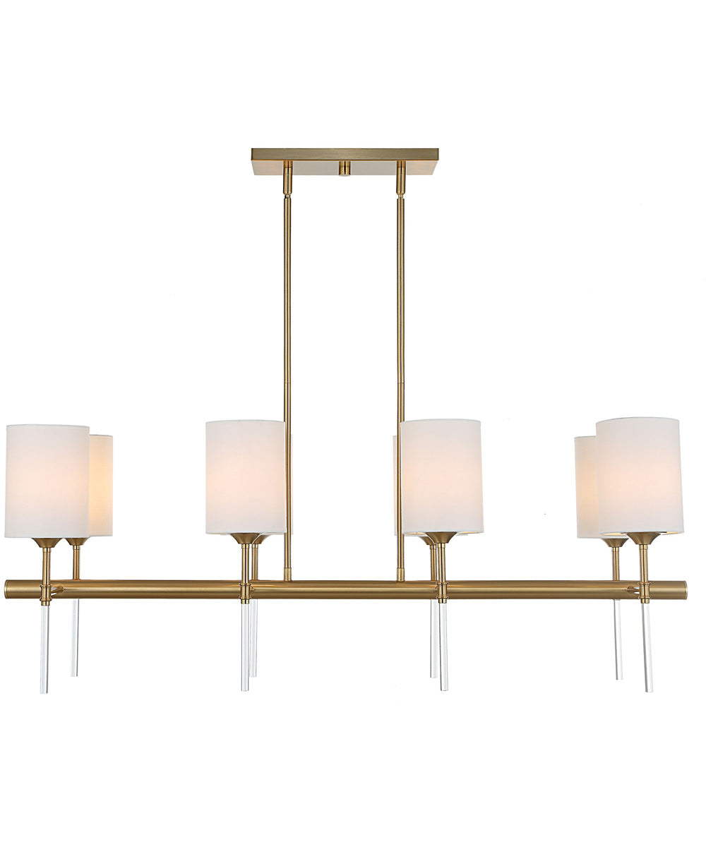 Awyr 8 Light Linear Chandelier