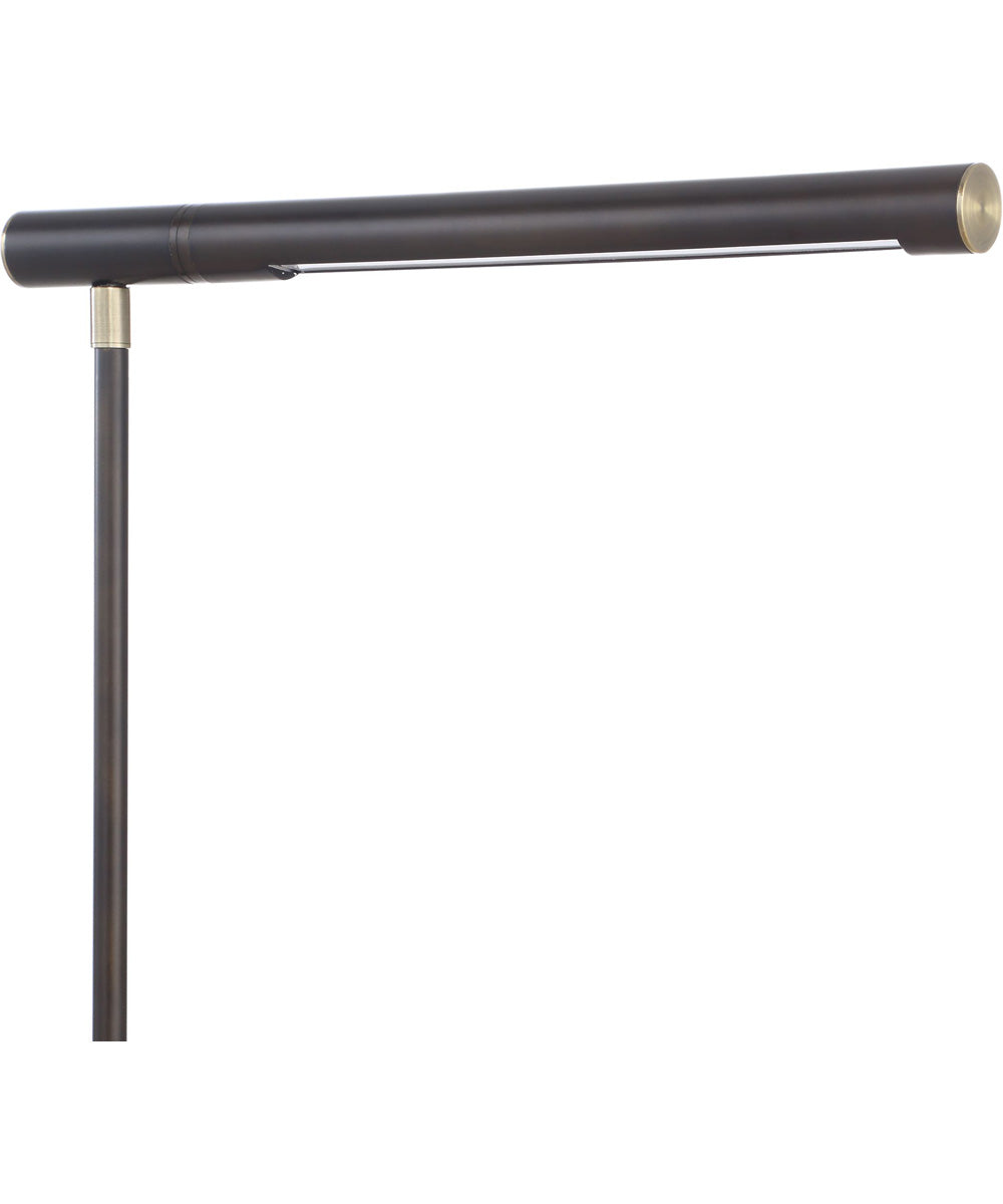 Modern Desk Lamp in Dark Bronze with Horizontal Arm