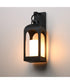 Marrakech 1-Light Wall Sconce Medium Black