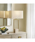 Warrick Modern Travertine Table Lamp