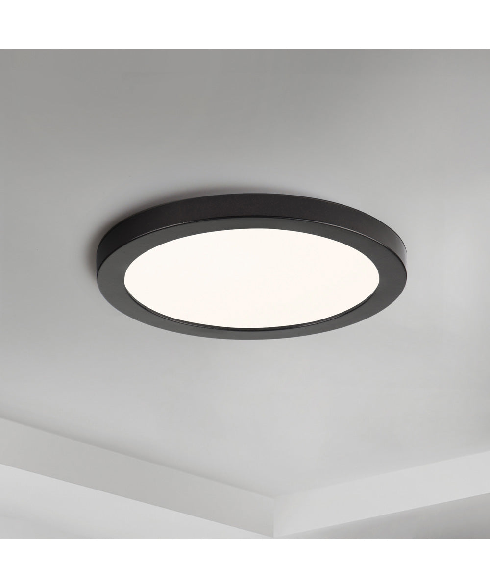 Chip 7 inch 15W RD LED Flush Mount Black