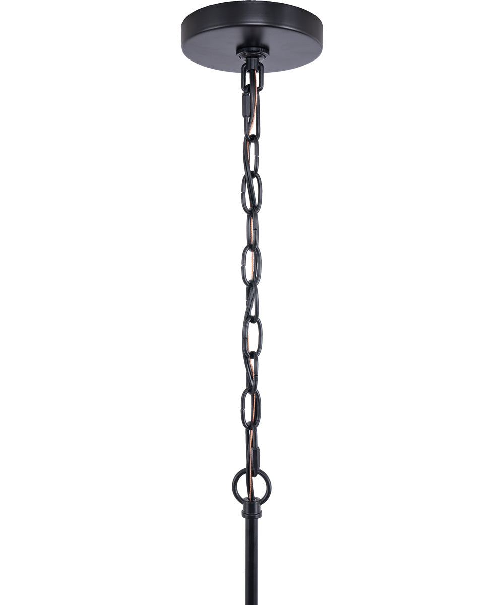 Council 9-Light Lighting Flat Black/Satin Brass